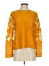 Moulinette Soeurs 100% Polyester Orange Long Sleeve Blouse Size S - photo 1