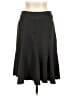 Ninety Solid Gray Casual Skirt Size L - photo 1