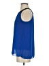 Iz Byer 100% Polyester Blue Sleeveless Blouse Size S - photo 5
