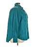 Lane Bryant Teal Long Sleeve Button-Down Shirt Size 24 - photo 4