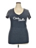 Assorted Brands Gray Short Sleeve Top Size XXL - photo 1
