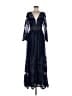 Mac Duggal 100% Polyester Blue Cocktail Dress Size 6 - photo 1
