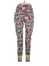 knight Print Pink Casual Pants Size XL - photo 1