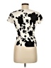 Cato Ivory Short Sleeve Blouse Size S - photo 2