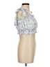 Mable Blue Sleeveless Blouse Size M - photo 4