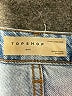 Topshop Blue Denim Shorts Size 10 - photo 3