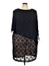 Connected Apparel 100% Polyester Black Cocktail Dress Size 22w - photo 1