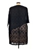 Connected Apparel 100% Polyester Black Cocktail Dress Size 22w - photo 2