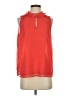Ann Taylor 100% Polyester Red Sleeveless Blouse Size S - photo 1