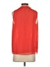 Ann Taylor 100% Polyester Red Sleeveless Blouse Size S - photo 2