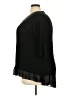 Design History 100% Viscose Black 3/4 Sleeve Top Size 3X - photo 5