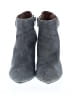 Calvin Klein 100% Leather Gray Ankle Boots Size 6 - photo 2