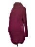 Seraphine Burgundy Turtleneck Sweater Size 2 - photo 1