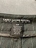 Larry Levine Stripes Black Dress Pants Size 12 (petite) - photo 7