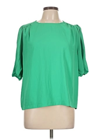 Marled by Reunited Short Sleeve Blouse (view 1)