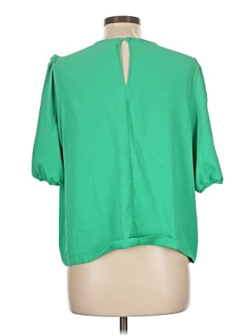 Marled by Reunited Short Sleeve Blouse (view 2)