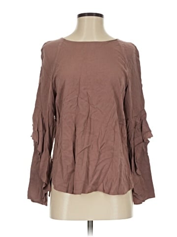 Mustard Seed Long Sleeve Blouse (view 1)
