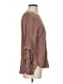Mustard Seed 100% Rayon Brown Long Sleeve Blouse Size S - photo 4