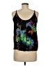 Apt. 9 100% Polyester Black Sleeveless Blouse Size M - photo 2