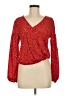 Sienna Sky 100% Polyester Red Long Sleeve Blouse Size S - photo 1