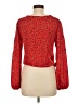Sienna Sky 100% Polyester Red Long Sleeve Blouse Size S - photo 2