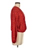 Sienna Sky 100% Polyester Red Long Sleeve Blouse Size S - photo 4