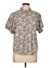 Universal Thread Paisley Gray Short Sleeve Blouse Size L - photo 1