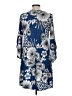 SJS Print Blue Casual Dress Size M - photo 2