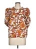 Cleobella Orange Short Sleeve Blouse Size L - photo 1