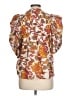 Cleobella Orange Short Sleeve Blouse Size L - photo 2