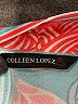 Colleen Lopez 100% Polyester Teal Kimono Size L - photo 7