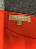 Michael Kors Collection Red Orange 3/4 Sleeve Top Size 8 - photo 3