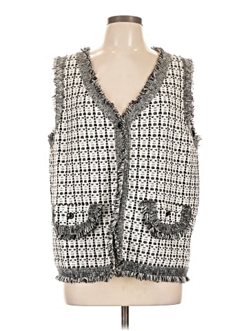 Flat White Sweater Vest (view 1)