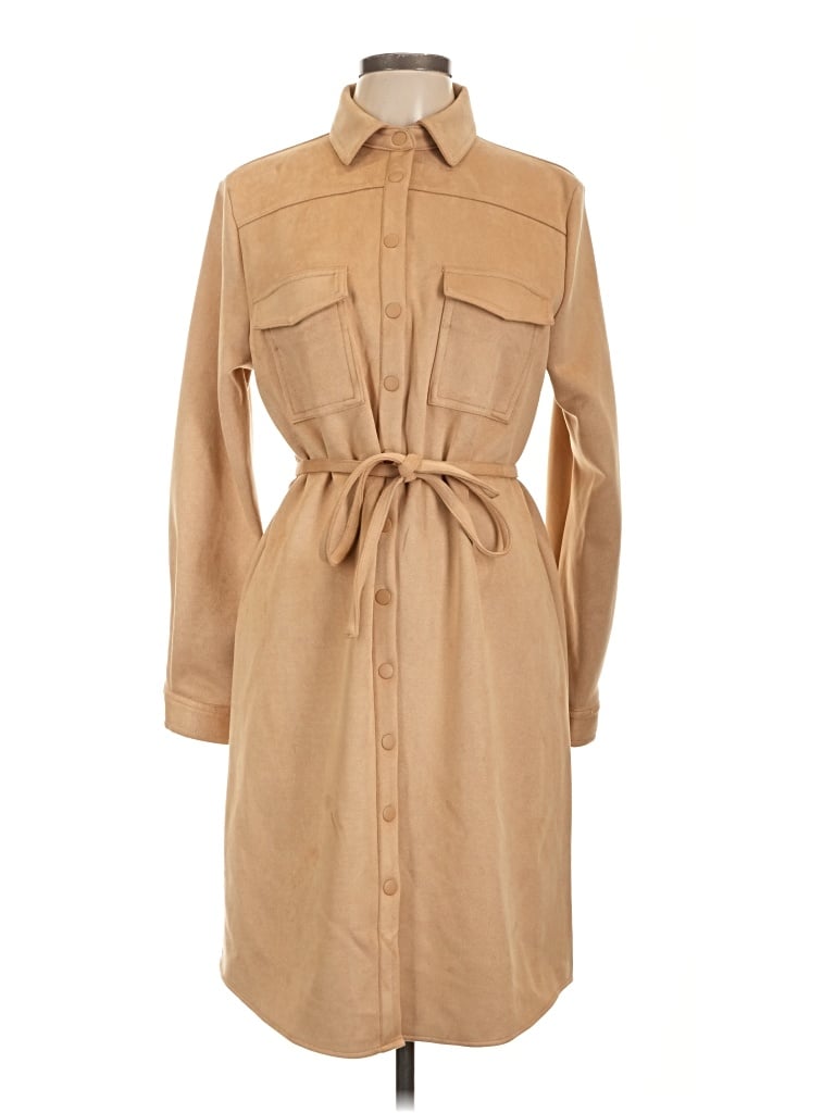 Pre-owned Truth By Republic Kimono In Tan