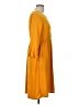 Shop Basic USA Solid Orange Casual Dress Size L - photo 4