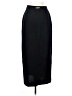 St. John Sport Solid Black Wool Skirt Size P (Petite) - photo 1