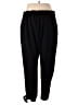 Shein Curve 100% Polyester Solid Black Casual Pants Size 18 Plus (3) - photo 2