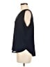 Ann Taylor LOFT 100% Polyester Black Sleeveless Blouse Size M - photo 5