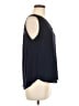 Ann Taylor LOFT 100% Polyester Black Sleeveless Blouse Size M - photo 4