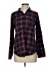 Hollister Plaid Red Long Sleeve Button-Down Shirt Size S - photo 1