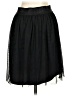 Maurices 100% Polyester Solid Black Casual Skirt Size S - photo 2