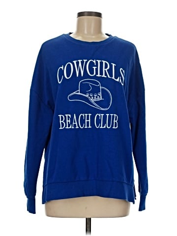 Blue Rain Pullover Sweater (view 1)
