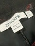 Chico's Paisley Black Casual Pants Size Sm Tall (0.5) - photo 4