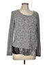 I.N. Studio Gray Long Sleeve Top Size L - photo 1