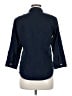 Chaps 100% Linen Blue 3/4 Sleeve Button-Down Shirt Size M - photo 2