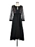 Floreat 100% Polyester Paisley Black Casual Dress Size 6 - photo 1