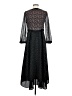 Floreat 100% Polyester Paisley Black Casual Dress Size 6 - photo 2