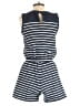 Evereve Stripes Blue Romper Size S - photo 2