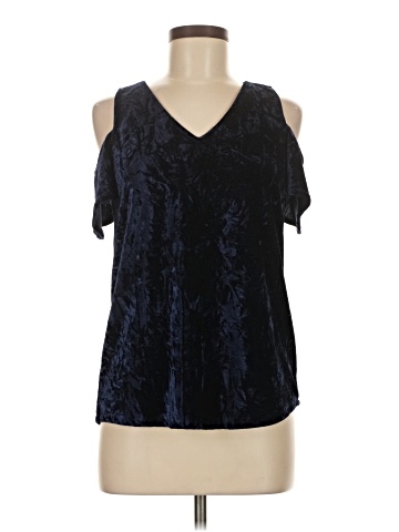 Scripted Sleeveless Blouse (view 1)