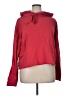 Evereve Color Block Solid Stripes Red Sweatshirt Size XL - photo 1